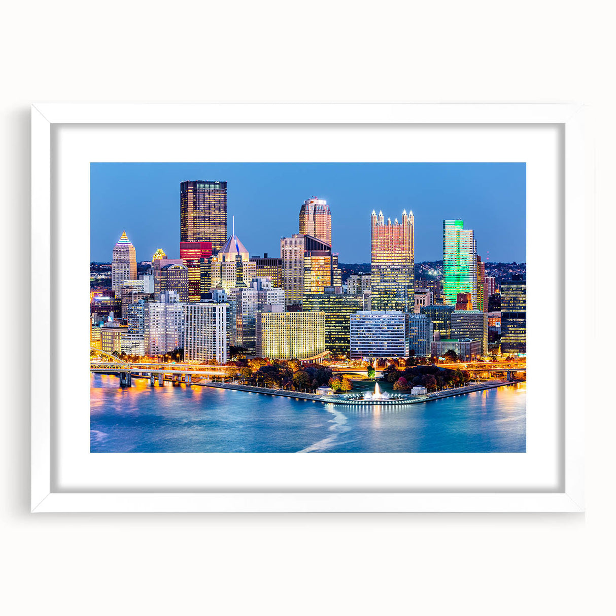 Abstract art print featuring swirling blue and gray tones on a canvas, suitable for bedroom or dining room decor.