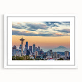 Abstract art print featuring swirling blue and gold patterns on canvas, suitable for dining room or bedroom decor.