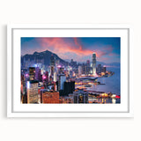 Abstract art print featuring swirling blue and gold patterns on canvas, suitable for dining or bedroom decor.