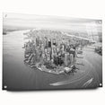 Large abstract wall art on canvas featuring swirling blue and gray tones, suitable for bedroom or dining room ambiance.