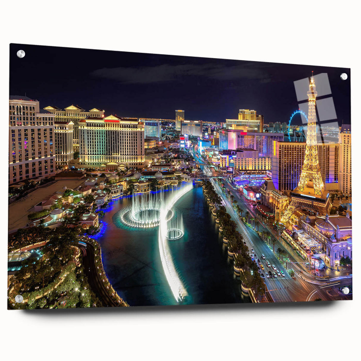 Large abstract wall art featuring swirling blue and gray tones on canvas, suitable for bedroom or dining room decor.