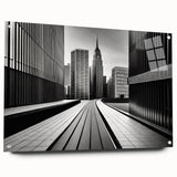 Large abstract wall art on canvas featuring swirling blue and gray tones, ideal for modern bedroom or dining room decor.