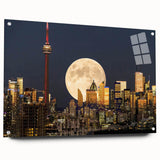 Large abstract wall art featuring swirling blue and gray hues on canvas, ideal for modern bedroom or dining room decor.