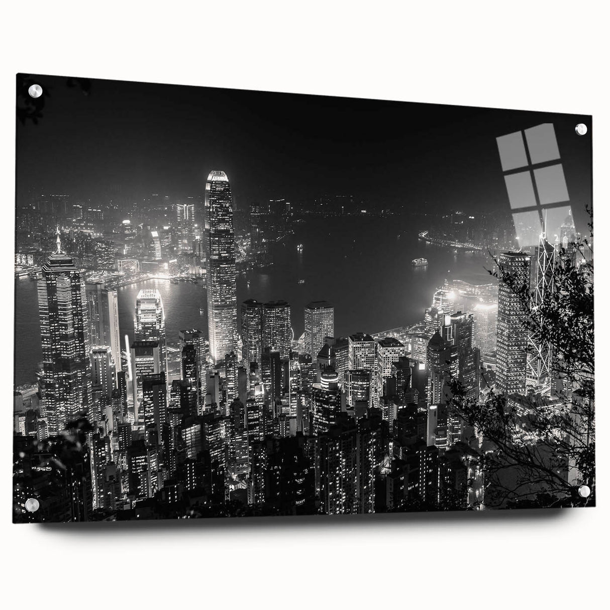 Large abstract wall art featuring swirling blue and gray tones on canvas, suitable for bedroom or dining room decor.