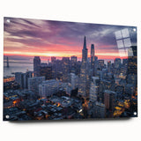 Large abstract wall art in vibrant blue and green hues on canvas, suitable for bedroom or dining room decor.