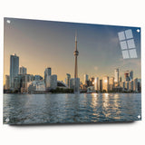 Large abstract wall art on canvas featuring swirling blue and gray tones, ideal for modern bedroom or dining room decor.