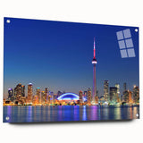 Large abstract wall art on canvas featuring swirling blue and gray tones, suitable for bedroom or dining room decor.