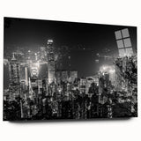 Large abstract wall art in cool blues and greens on a rolled canvas, ideal for bedroom or dining room decor.