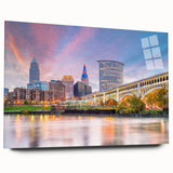 Large abstract wall art featuring swirling blue and gray tones on canvas, ideal for modern bedroom or dining room decor.