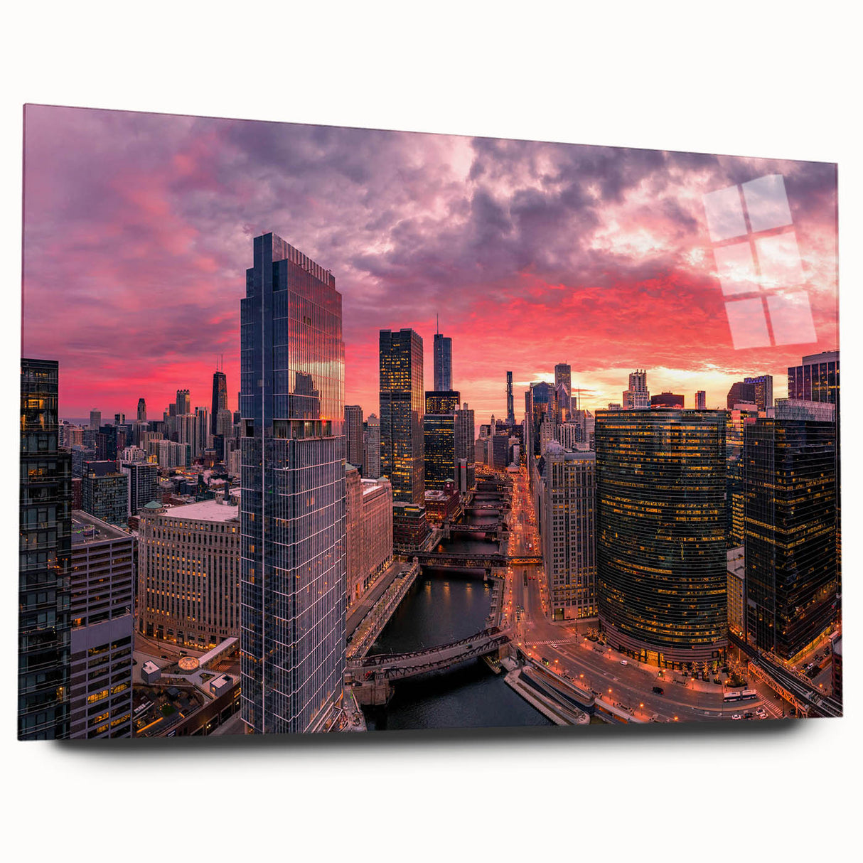 Large abstract wall art in blue and green tones on canvas, suitable for bedroom or dining room decor.