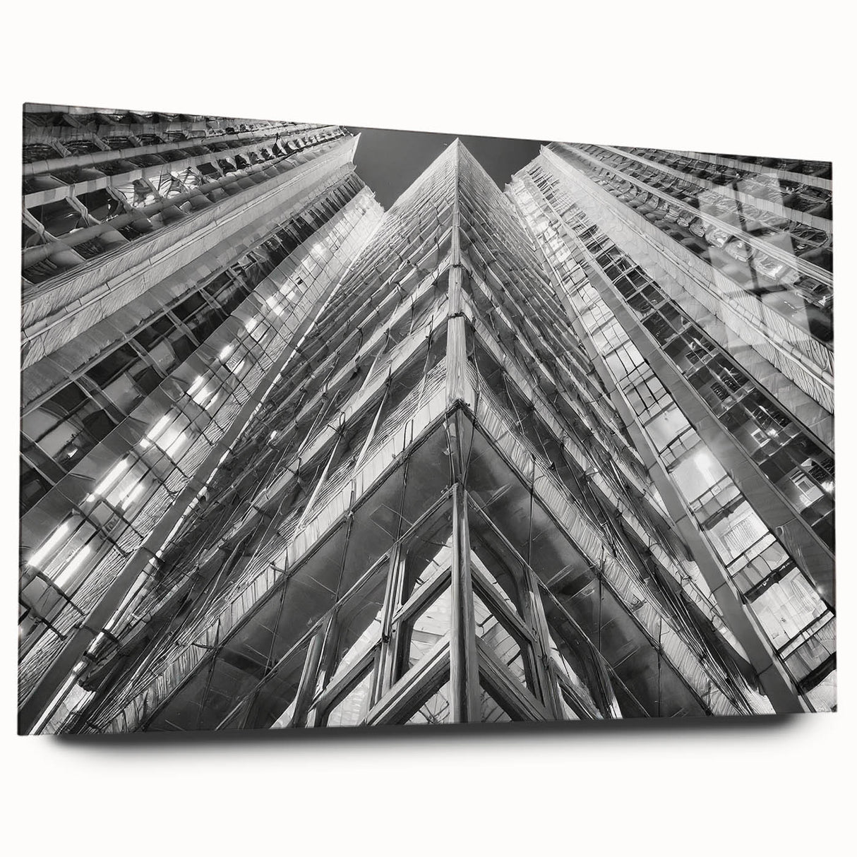 Large abstract wall art on canvas featuring swirling blue and gray tones, suitable for bedroom or dining room decor.