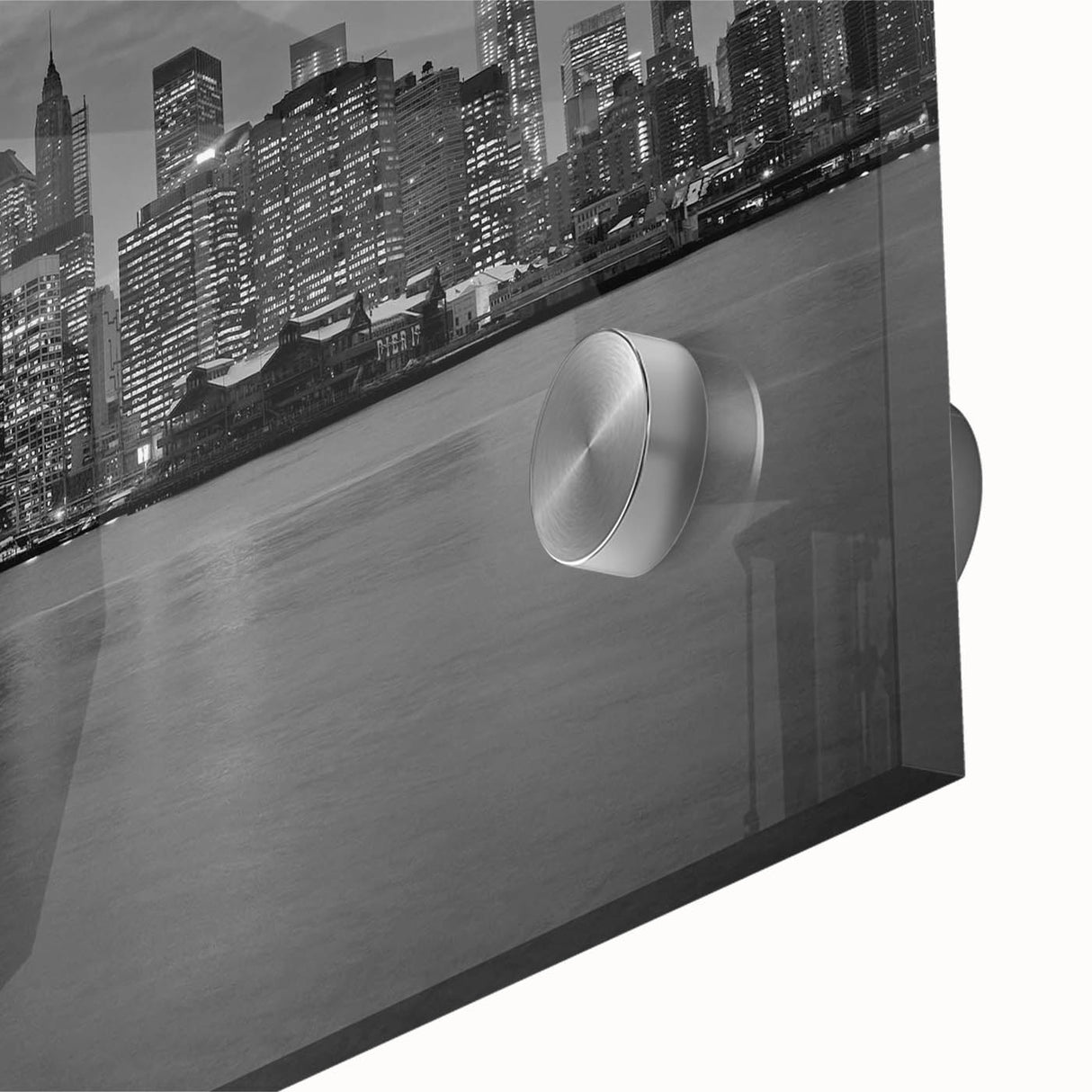 Large abstract wall art in mid-century modernist style, featuring dynamic shapes in earthy tones.