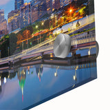 Large abstract wall art in muted earth tones on canvas, suitable for dining room ambiance.