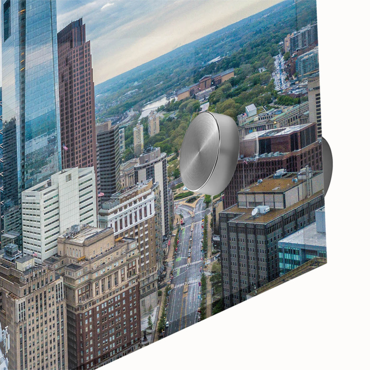 Large abstract wall art in mid-century modernist style, featuring earthy and neutral tones on canvas.