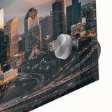 Large abstract wall art featuring mid-century modernist design in muted earth tones on canvas.