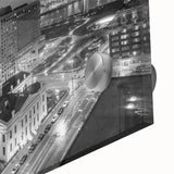 Large abstract wall art featuring mid-century modernist design in muted earth tones on canvas, ideal for dining room decor.