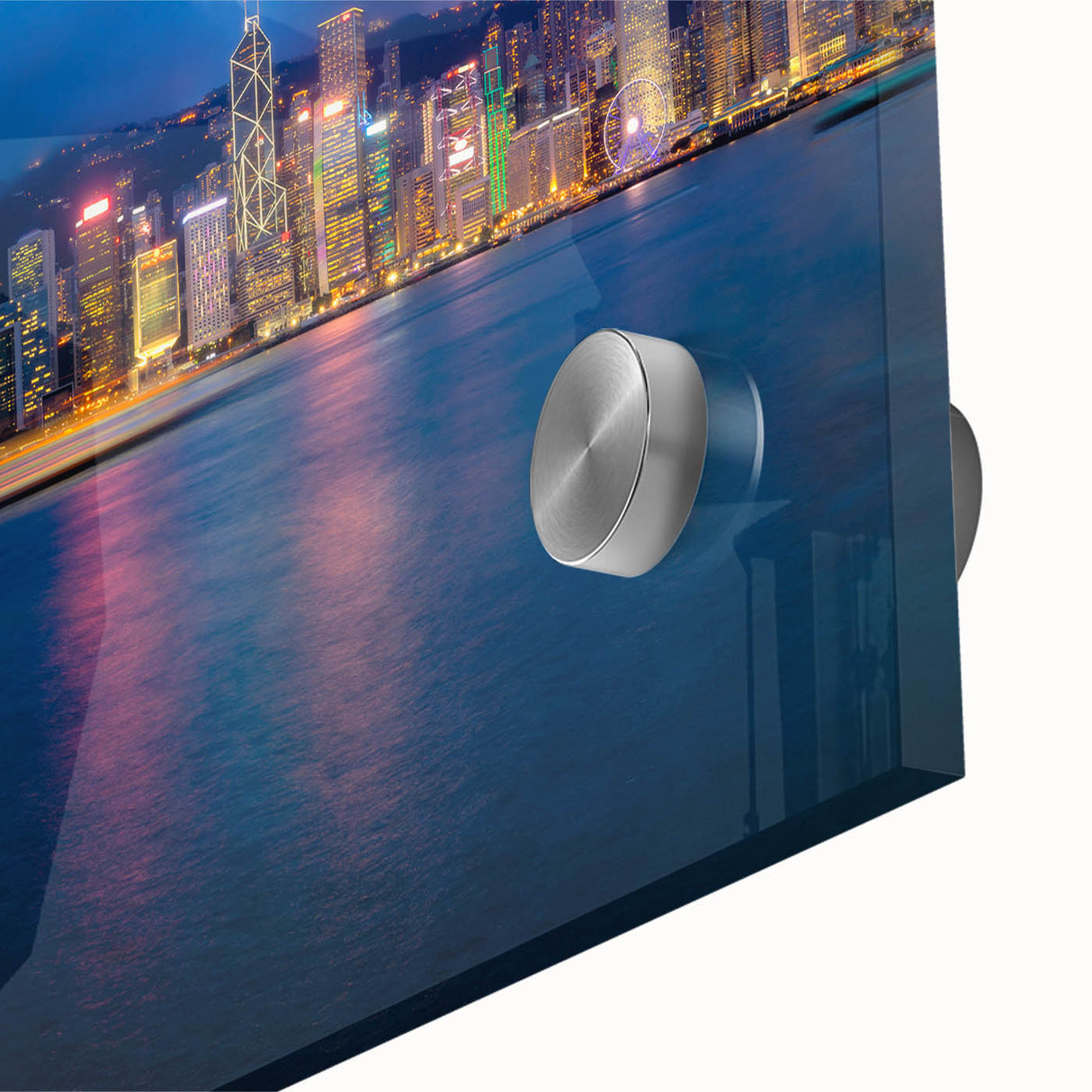 Large abstract wall art in mid-century modernist style, featuring bold geometric shapes in earth tones.