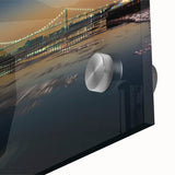 Large abstract wall art in muted earth tones on canvas, featuring mid-century modernist design.