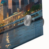 Large abstract wall art in muted earth tones on canvas, perfect for dining room ambiance.