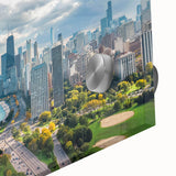 Large abstract wall art in muted earth tones on canvas, ideal for dining room ambiance.