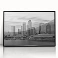Large abstract wall art featuring bold geometric shapes in earth tones on canvas, suitable for modern living room decor.