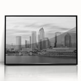 Large abstract wall art featuring bold geometric shapes in earth tones on canvas, suitable for modern living room decor.