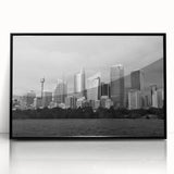 Large abstract wall art print in muted earth tones on canvas, featuring mid-century modernist design.