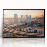 Large abstract wall art featuring swirling blue and green patterns on canvas, suitable for modern art wall decor.