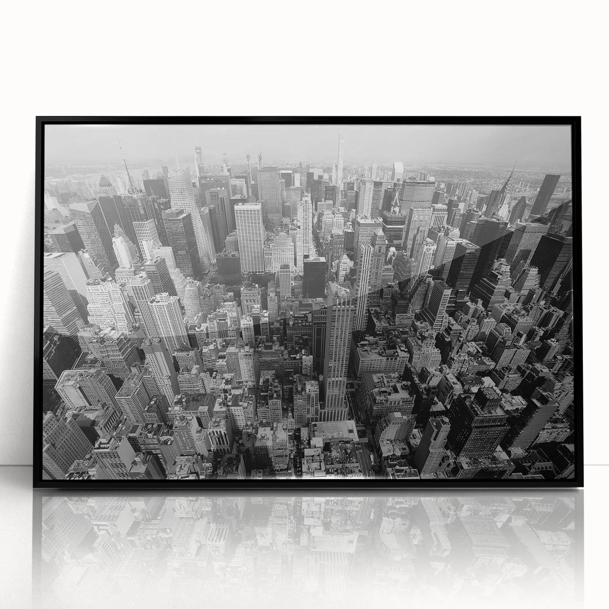 Large abstract wall art featuring swirling blue and gray tones on canvas, ideal for modern art wall decor.