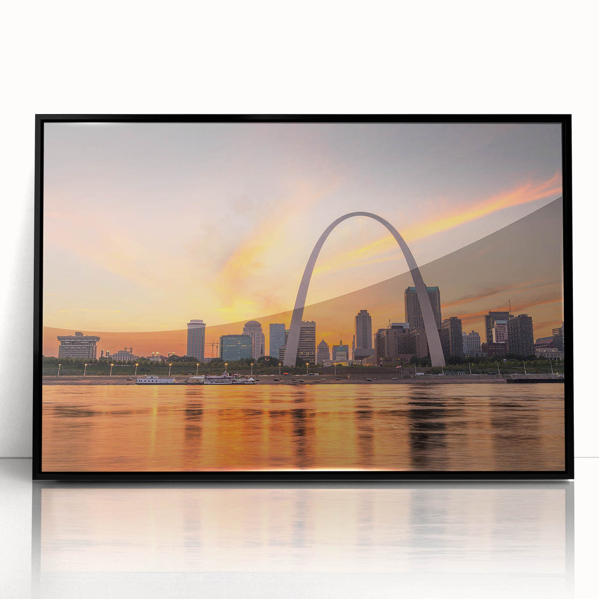 Large abstract wall art featuring swirling blue and gold patterns on canvas, ideal for modern art wall decor.