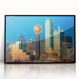 Large abstract wall art featuring swirling blue and gray tones on canvas, ideal for modern living room decor.