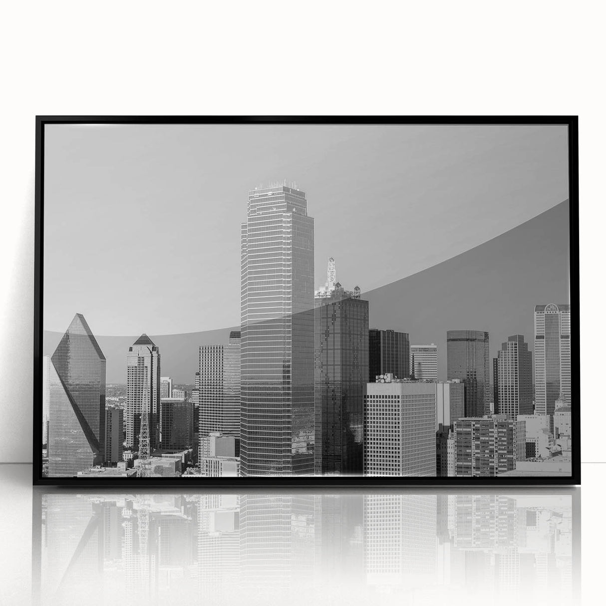 Large abstract wall art in muted earth tones on canvas, featuring mid-century modernist influences.