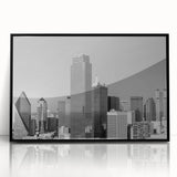 Large abstract wall art in muted earth tones on canvas, featuring mid-century modernist influences.