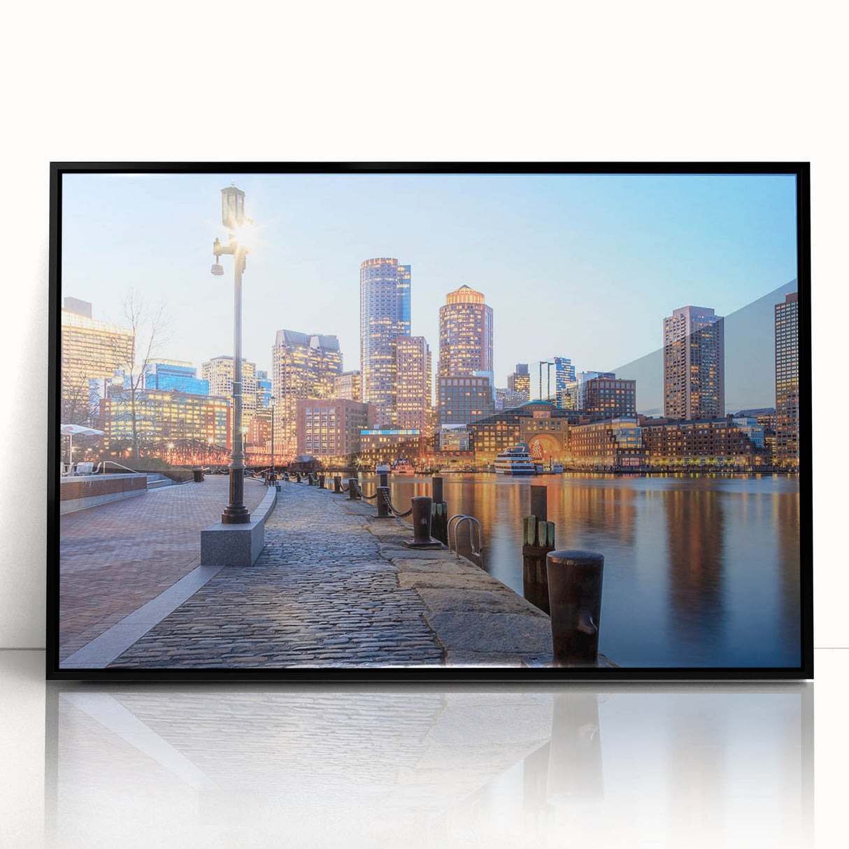 Large abstract wall art featuring swirling blue and gray tones on canvas, ideal for modern living room decor.