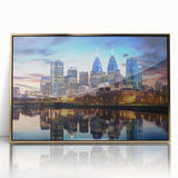 Large art print featuring a mid-century modernist abstract design in muted earth tones on canvas.