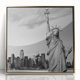 Large abstract wall art featuring swirling blue and gray tones on canvas, suitable for modern art wall decor.