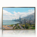 Large art print of a mid-century modernist abstract design in muted earth tones on canvas, suitable for nursery wall decor.