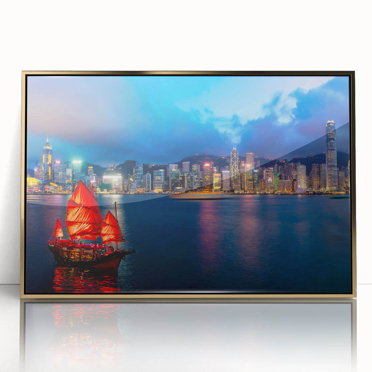 Large art print featuring a mid-century modernist abstract design in muted earth tones.