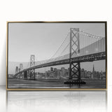 Large art print of a mid-century modernist abstract design in pastel shades on canvas, ideal for nursery wall art.