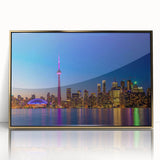 Large art print of a mid-century modernist abstract design in muted earth tones on canvas, suitable for nursery wall decor.