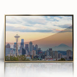 Large art print featuring a mid-century modernist abstract design in muted earth tones.