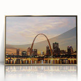 Large art print of a mid-century modernist abstract design in muted hues, ideal for nursery wall decor.