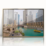 Large art print featuring a mid-century modernist abstract design in muted earth tones on canvas.