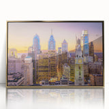 Mid-century modernist art print featuring geometric shapes in muted beige and brown tones, ideal for nursery wall decor.