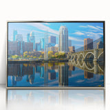 Mid-century modernist art featuring geometric shapes in muted earth tones on canvas, suitable for nursery wall decor.