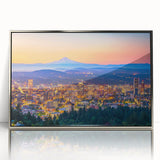 Mid-century modernist art poster featuring geometric shapes in pastel colors, ideal for nursery wall art.