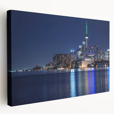 Large abstract canvas art featuring swirling blues and grays, suitable for kitchen wall decor.