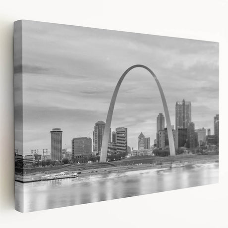 Large abstract canvas print with swirling blue and gray tones, suitable for kitchen wall art.