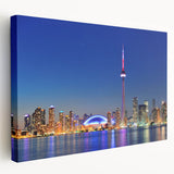 Large abstract canvas print featuring swirls of blue and white, ideal for kitchen wall art.