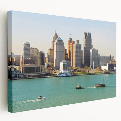 Large abstract acrylic print in blue and green tones, suitable for kitchen wall decor.